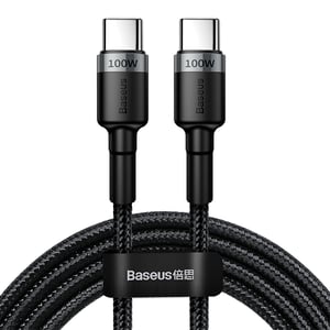 Baseus Cafule USB-Kabel USB 2.0 2 m USB C 0,48 Gbit/s 100 W Schwarz