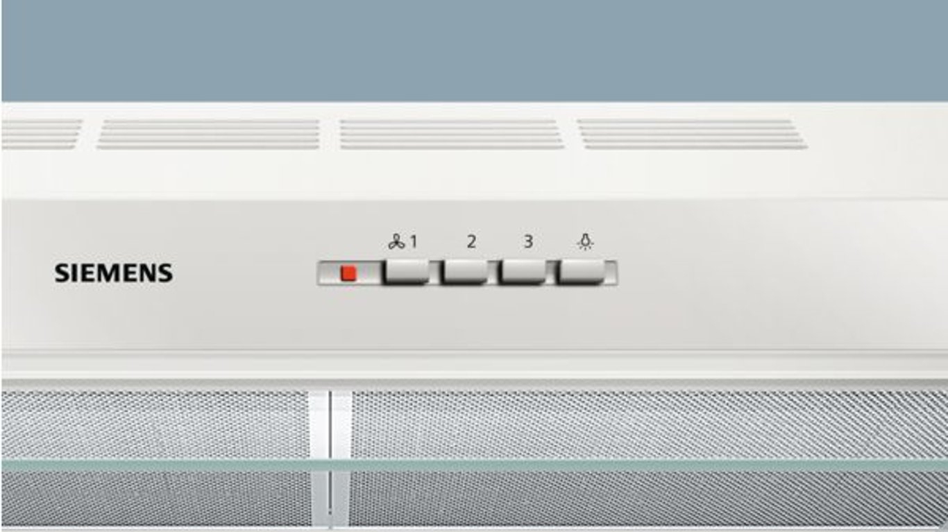 Siemens iQ300 LU93LCC20 okap kuchenny Naścienny Biały 350 m³/h