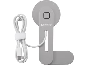 Sandberg 441-53 ładowarka do urządzeń przenośnych Smartfon Szary USB Bezprzewodowe ładowanie Automatyczna, Wewnętrzna