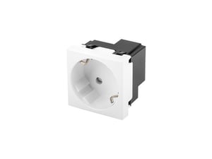 Lanberg AC-4545SW-F-W gniazdko elektryczne Typu F Biały