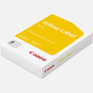 Canon Yellow Label Print Tintenstrahlpapier A4 (210 × 297 mm) 500 Blatt, weiß
