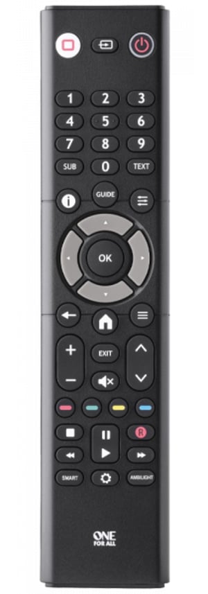 One For All TV Replacement Remotes URC1313 Remote Control Infrared Press the buttons