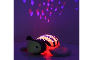 Jamara Dreamy Bee nocna lampka dziecięca Wolnostojący Czarny, Żółty LED