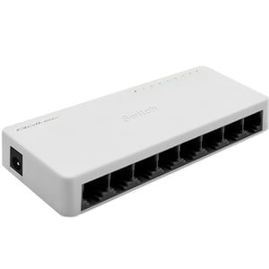 Qoltec 52246 przełącznik sieciowy Nie zarządzany Biały