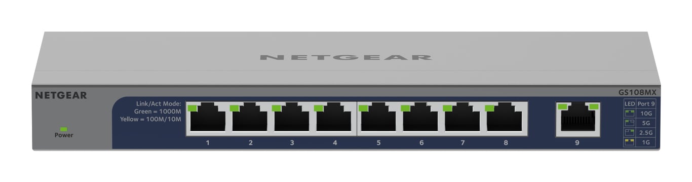 фото Комутатор некерований Netgear GS108MX