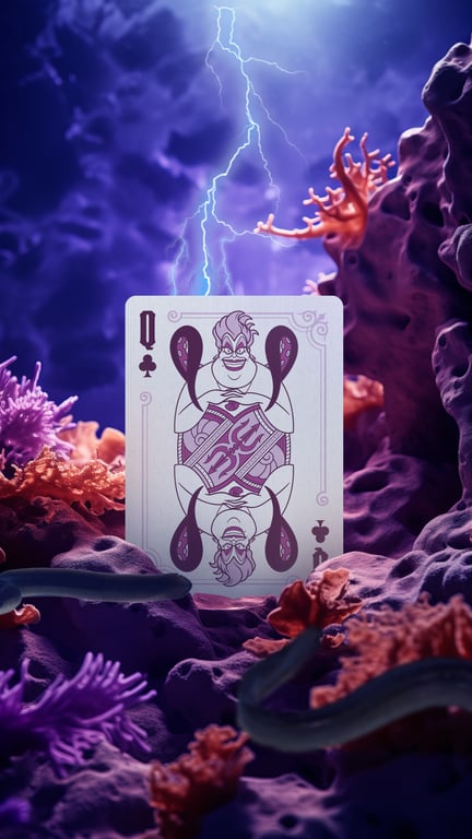 Bicycle Disney Villains karta do gry 56 szt.