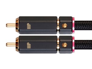 Monoprice Onix Series kabel audio 1,8 m 2 x RCA Czarny
