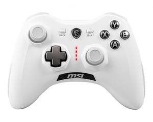 MSI S10-43G0040-EC4 Gaming Controller, White, USB 2.0, Gamepad, Analog/Digital, Android, PC