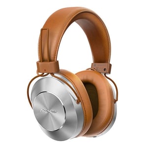 Pioneer SE-MS7BT Hörlurar, trådbundna och trådlösa, huvudbåge, Bluetooth-anslutning/musik, brun