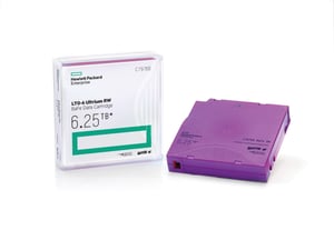 HPE LTO-6 Ultrium 6.25TB RW Data Cartridge Pusta taśma danych 6,25 TB 1,26 cm