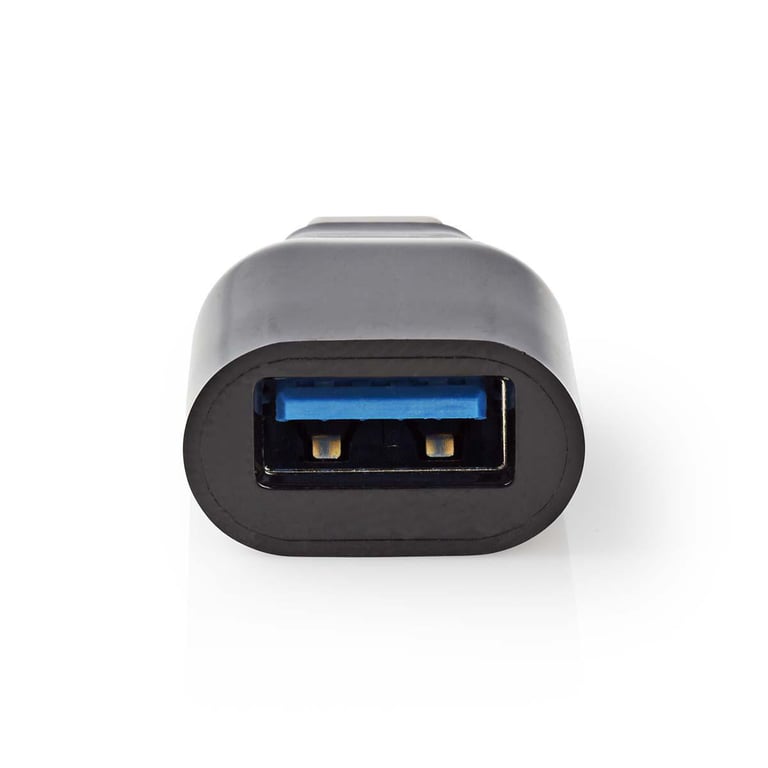 Nedis CCGB60915BK przejściówka do kabli USB C USB A Czarny