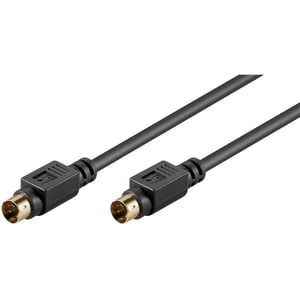 Goobay 50059 S-videokabel 5 m S-Video (4-stifts) Svart