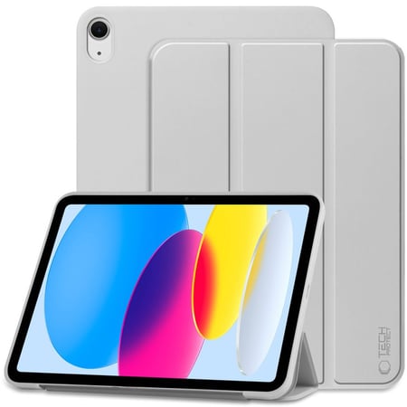 Tech-Protect 9490713927588 etui na tablet 27,7 cm (10.9") Folio Jasny Szary
