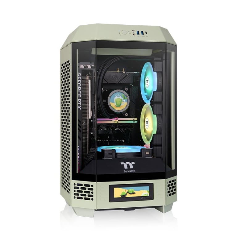 Thermaltake The Tower 250 Matcha Green Mini Tower Zielony