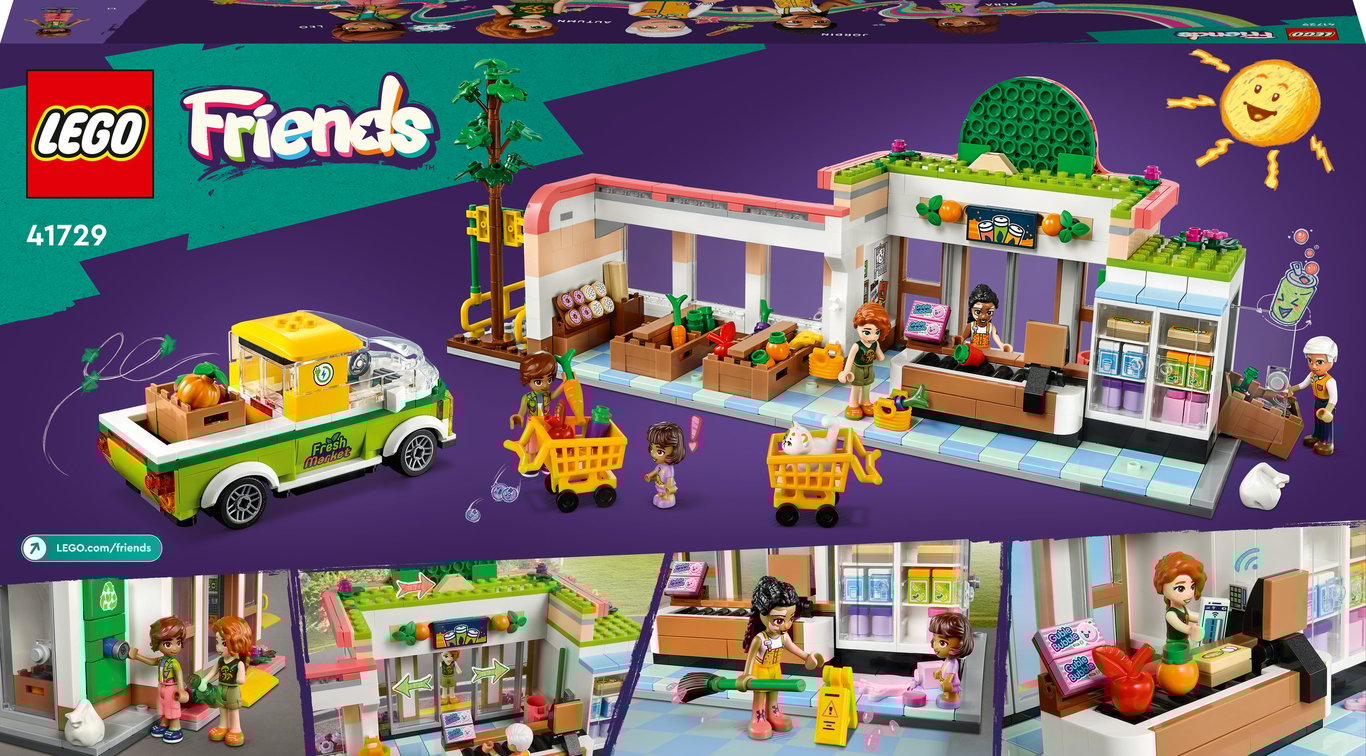 фото Блоковий конструктор LEGO Friends Крамниця органічних продуктів (41729)