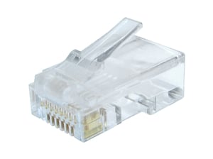 Gembird LC-8P8C-002/100 RJ-45-kontakt, transparent