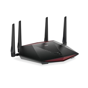 NETGEAR Nighthawk XR1000 WiFi 6 Gaming-Router, WLAN-Router mit Gigabit-Ethernet, Dualband (2,4 GHz/5 GHz), schwarz