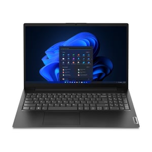 Lenovo V15 G4 AMN AMD Ryzen™ 5 7520U Laptop 39,6 cm (15.6") Full HD 8 GB LPDDR5-SDRAM 256 GB SSD Wi-Fi 5 (802.11ac) Windows 11 Pro Niemiecki Czarny