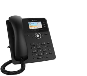 Snom Tischtelefon D717 telefon VoIP Czarny 3 linii TFT