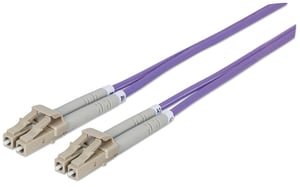 Intellinet 750899 InfiniBand/Fiber Optic Cable, 5 m, LC, Purple