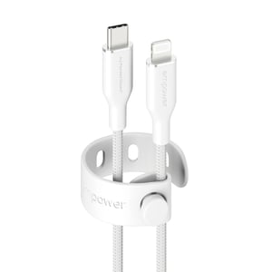 PanzerGlass empower™ by ® Racing 60W USB-C to Lightning Cable | USB 2.0 | 1.2M | Silver White kabel USB Biały