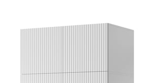 Cama PAFOS 2D Wardrobe Top Unit 90x55.5x45 Matte White