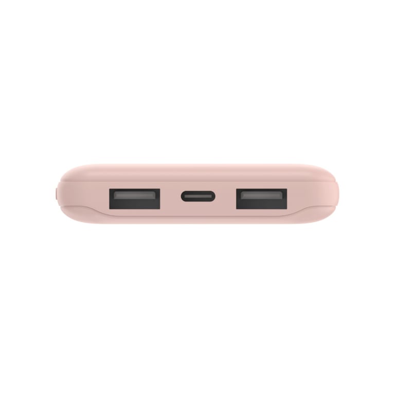 фото Зовнішній акумулятор (павербанк) Belkin 10000mAh 15W Dual USB-A USB-C rose gold (BPB011BTRG)
