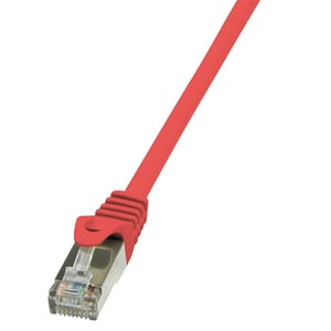 LogiLink 1m Cat.5e U/UTP RJ45 kabel sieciowy Czerwony Cat5e U/UTP (UTP)