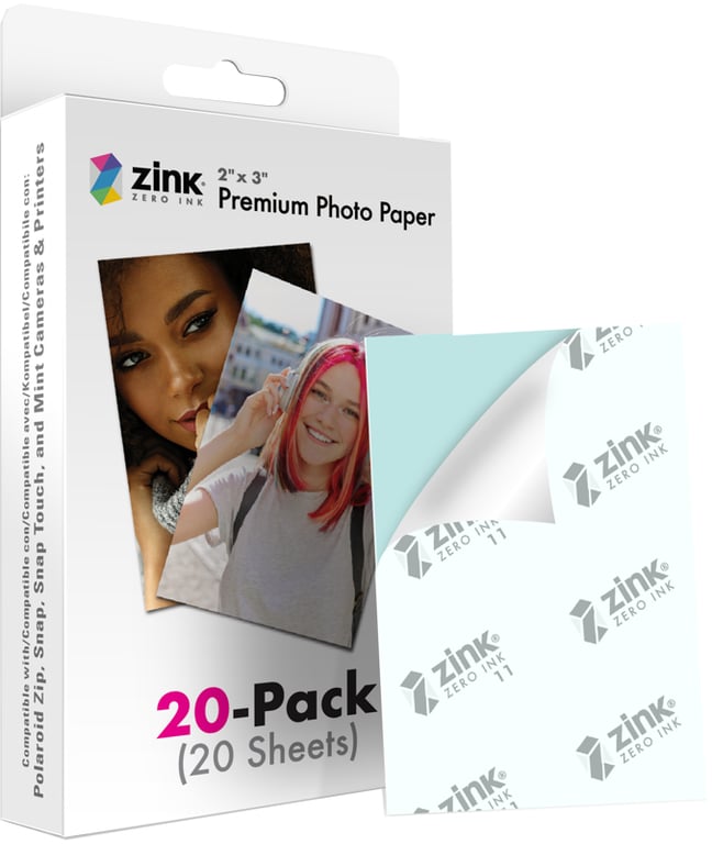 Polaroid ZINKPZ2X320 papier fotograficzny Wielobarwny Połysk