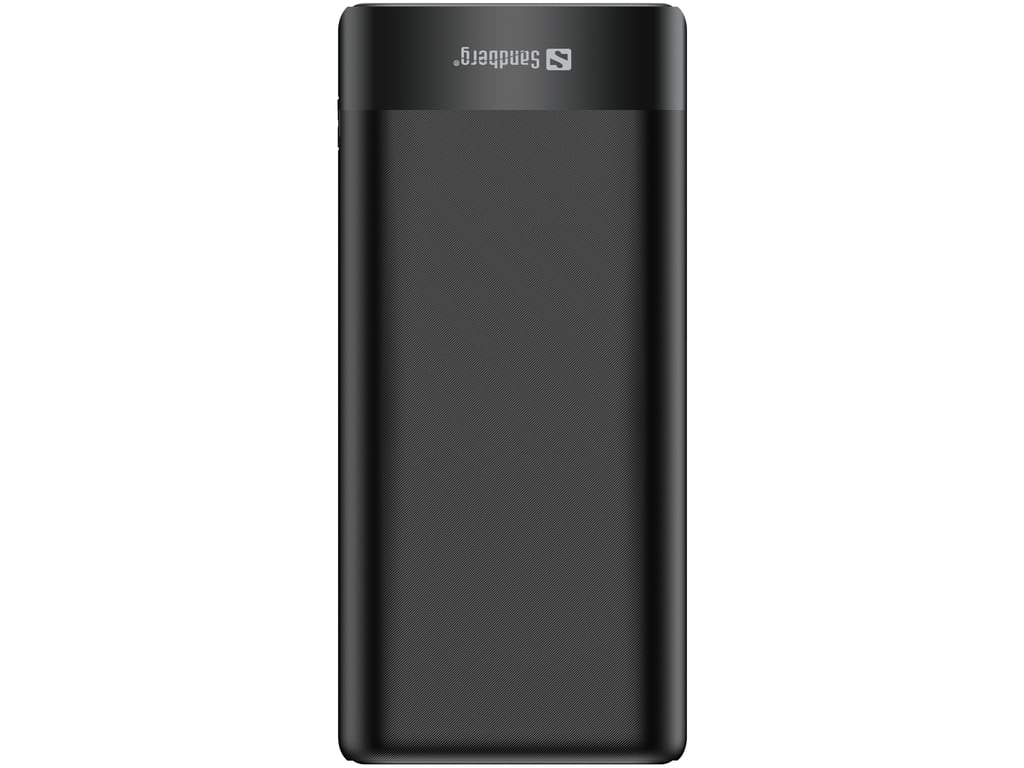 фото Зовнішній акумулятор (павербанк) Sandberg PD 65W 3A QC3.0 20000 mAh, USB, 2хType-C OUT (420-62)