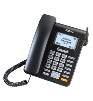 MaxCom MM28D telefon Telefon w systemie DECT Czarny