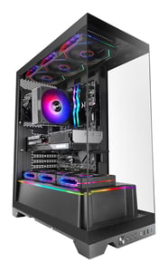 Mars Gaming MCPRISMA – Schutzvorrichtungen & Halterungen für Midi-Tower-Computer, schwarz