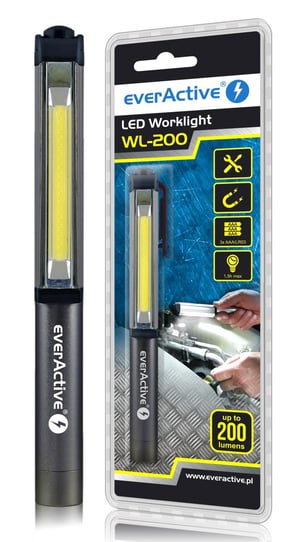 Everactive WL200 latarka Czarny Latarka typu Clip COB LED