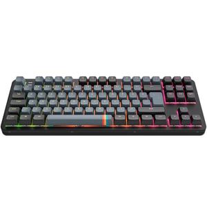 Dark Project DP ALU87A Midnight ISO klawiatura Gaming USB QWERTY Duński, Fiński, Niemiecki, Włoski, Skandynawia, Norweski, Hiszpański, Szwecki, British English, UK międzynarodowy Ciemny Szary
