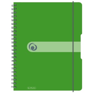 Herlitz 11293099 A4 Notebook, 80 sheets. Green