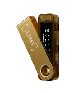 Ledger Nano S Plus USB Flash Drive Hardware Wallet Gold