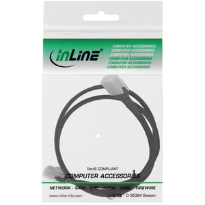 InLine 27624 kabel SAS 0,5 m Czarny