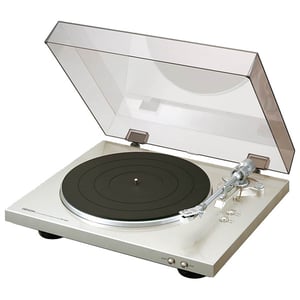 Denon DP-300F Gramofon z napędem pasowym Czarny, Srebrny