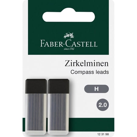 Faber-Castell 123198 wkład do długopisu H Szary