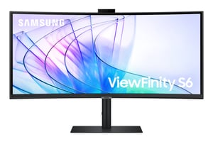 Samsung S65VC monitor komputerowy 86,4 cm (34") 3440 x 1440 px UltraWide Quad HD LCD Czarny