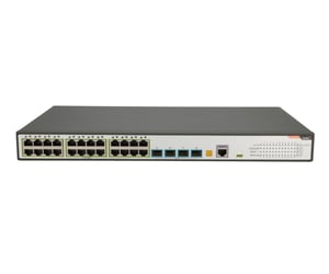FiberHome S5800-28T-X-PE-AC Managed L2/L3 Gigabit-Ethernet-Netzwerk-Switch (10/100/1000) PoE-Unterstützung 1U Schwarz, Grau