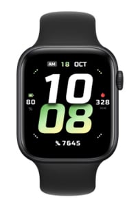 Honor Watch 5 4,7 cm (1,85") AMOLED 45,6 mm Digital 450 x 390 px Touchscreen Schwarz GPS