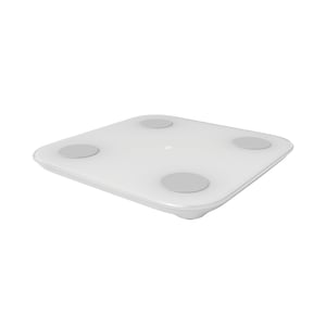 Xiaomi Mi Body Composition Scale 2 Quadratisch, transparent, weiß – elektronische Personenwaage
