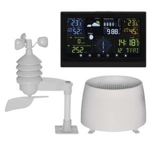 Emos E6016 cyfrowa stacja meteorologiczna Czarny LCD Bateria
