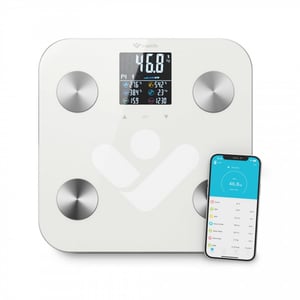 TrueLife TLFSW6BT waga Kwadrat Biały Elektroniczna waga osobista