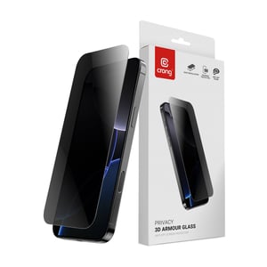 Crong Privacy 3D Armour Glass - Hartowane szkło prywatyzujące iPhone 17 / iPhone 17 Pro / iPhone ...
