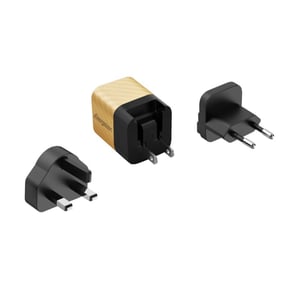 Energizer A20MUGD Portable Device Charger, Universal, Black, Gold, AC, Indoor