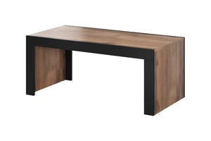 Cama MILA Bench/Side Table 120x60x50 Wotan Oak + Black