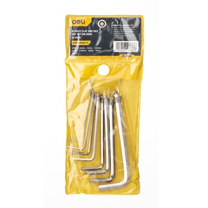 Deli Tools EDL3080 Allen Wrench Set, L-shaped Allen Wrenches, Metric, 8-piece set