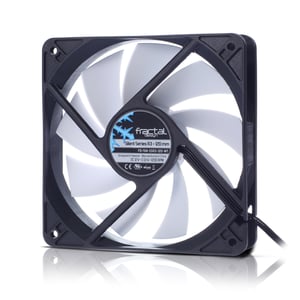 Fractal Design Silent Series R3 120 mm Obudowa komputera Wentylator 12 cm Czarny, Biały
